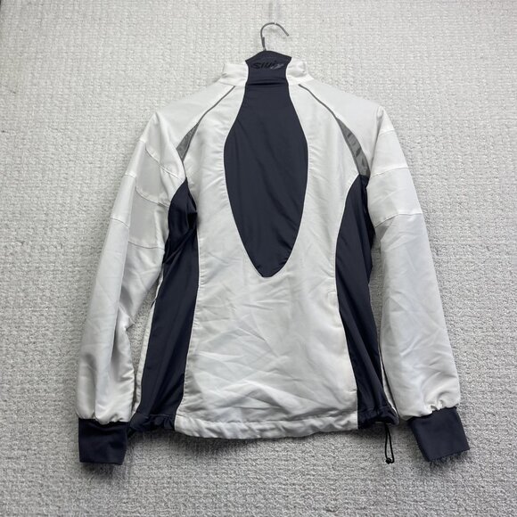 SWIX Ultralight Windbreaker Jacket Wom XS Full Zip Lightweight Floral Embroidery - Picture 11 of 16